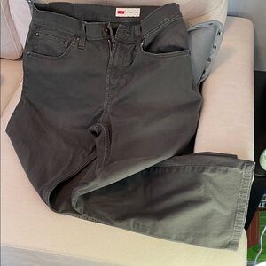 Men’s Wrangler Straight Fit Charcoal Jeans 30x30